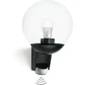 Steinel L 585 S 005535 Utomhusväggbelysning med rörelsedetektor Lågenergilampa, LED E27 60 W Svart