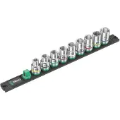 Wera C 4 Zyklop Hylsnyckelsats imperial 1/2 9 delar 05005460001