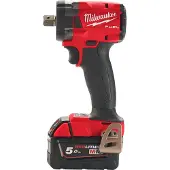 TTI Slagmutterdragare M18 FIW2P12-502X; 18 V; 2x5,0 Ah batt.