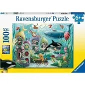 Ravensburger Underwater Wonders XXL, 100 styck, Undervatten, 6 År