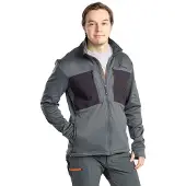 Pinewood Abisko Power Fleece Jacka (Färg: Urban Grey, Storlek: Small)