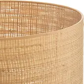 Helam Lampskärm Abba E27 Ø40/höjd 20 cm, rotting , Ljust trä, Trä