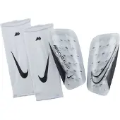 Adidas Benskydd Mercurial Lite - Vit/svart, storlek Large/170-180cm