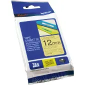 Brother Etiketter TZe, TZ TZe-C31 Plast Bandfärg: Signal-gul Skriftfärg:Svart 12 mm 5 m