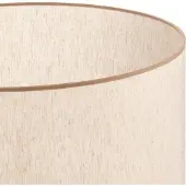 Duolla Lampskärm Roller ecru/beige Ø 50 cm Höjd 24 , Creme / bärnsten, Textil / tyger / siden