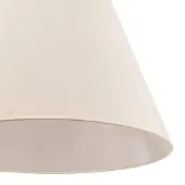 Duolla Lampskärm Anna för hänglampa ecru/struktur , Creme / bärnsten, Textil / tyger / siden