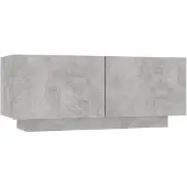 vidaXL Tv-bänk betonggrå 100x35x40 cm konstruerat trä