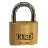 Kasp K12560A3 Hänglås 60 mm Lika låsning Guldgul Nyckel