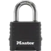 Master Lock P55996 Hänglås 56 mm Svart Kombination