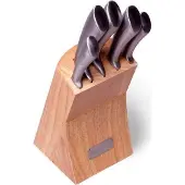 Kamille knivset 5 delar i träblock KM-5130