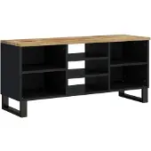 vidaXL TV-skåp 100x33x46 cm massivt mangoträ och konstruerat trä