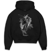 MJ Gonzales Sweatshirt grå / svart / vit