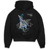 MJ Gonzales Sweatshirt 'SAINT V.1' blå / grå / svart / vit