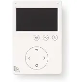 24.Se Porttelefonmonitor med 2-vägs kommunikation och färgskärm, 4,3 tum - vit