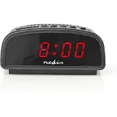 Nedis Digital skrivbords alarmklocka | LED | Snooze-funktion | Svart