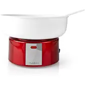 Nedis FCCM100FRD FCCM100FRD Sockervaddsmaskin Röd, Vit