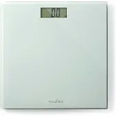 Nedis Personvåg | Digital | Vit | Härdat Glas | Maximal vägningskapacitet: 150 kg