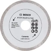 Bosch - Skärskiva i diamant - för keramik - 115 mm - för UniversalGrind 18V-75