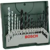Bosch Universalborrsats för metall Mini X-Line; 3-8 mm; 15 st.