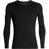 Icebreaker - Underställ - M Merino 260 Oasis LS Crewe Black för UnisexUll - Storlek XS - Svart