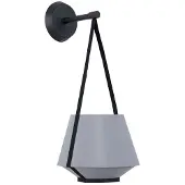 Forestier Design vägglampa Carrie XS, dimbar, Aluminium / grå / zink, Vardagsrum / matsal, Textil / tyger / siden, Design, Vägglampa, vägglampa inomhus
