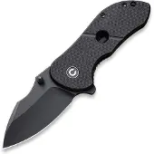 CIVIVI Gordo C22018C-1 Black G10, D2 Blackwashed pocket knife, Peter Carey design