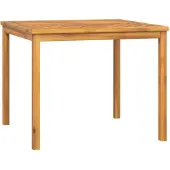 vidaXL Trädgårdsbord 90x90x74 cm massivt akaciaträ