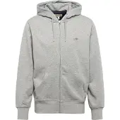 Gant Sweatjacka gråmelerad