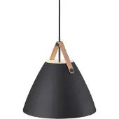 DFTP by Nordlux Pendellampa Strap 36, dimbar, Svart, Vardagsrum / matsal, Metall, Modern