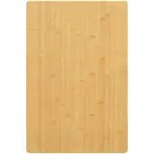 vidaXL Bordsskiva 60x100x2,5 cm bambu