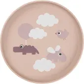 Done by Deer Tallrik - Termoplast - Happy Clouds - Powder - - One Size - Tallrik
