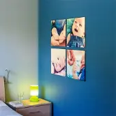 Smartphoto Canvas Galleri 4 Panel Fyrkant