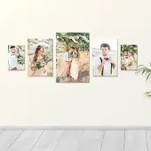 Smartphoto Postertavla Galleri 5 Panel Våg