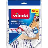 Vileda 4023103227439, Mopphuvud, Blå, Vit, Mikrofiber, 1 styck