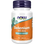 NOW,NOW Foods,NOW,NOW Foods , Selenium, 100 mikrogram, 100 Tabletter