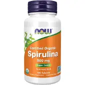 Now Ekologisk Spirulina 500 mg