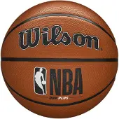 Wilson NBA DRV Plus, Svart, Brun, Vit, Inomhus & utomhus, Mönstrad, Unisex, 1 styck