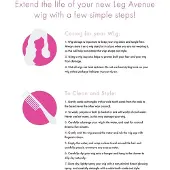 Leg avenue Frankie bouffant peruk. O/S SVART/VIT