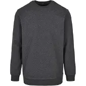 Build Your Brand Basic Sweatshirt Grå S Man