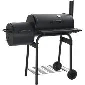 vidaXL Klassisk rökgrill BBQ Offset