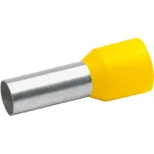 Klauke 47816 Ändhylsa 25 mm² Delisolerad Gul 50 st
