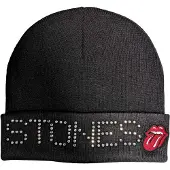 Ginza.se The Rolling Stones: Unisex Beanie Hat/Stones Embellished (Black)