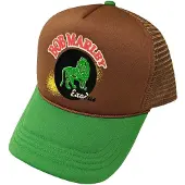 Ginza.se Bob Marley: Unisex Mesh Back Cap/Exodus Lion (Brown & Green)