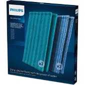 Philips XV1700 - Mikrofiberkuddesats - till dammsugare - för 8000 Series SpeedPro Aqua FC6728 SpeedPro Max FC6904 SpeedPro Max Aqua FC6901, FC6904
