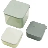 Done by Deer Matlådor - 3-pack - Grön - - One Size - Matlåda