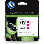 Hp Ink 712 (3ED78A) magenta bläckpatron 3-pack (original)