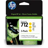 HP 712 Bläckpatron Gul 3-pack