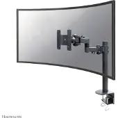 NeoMounts FPMA-D960PLUS - Monteringssats - fullständig rörelse - för LCD-display - stål - svart - skärmstorlek: 10-49 - klämma, monterbar, disk-monteringsbar