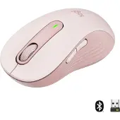 Logitech Signature M650 Large Wireless Rose - Mouse - Optic - 5 knappar - Pink