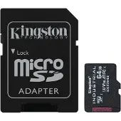 Kingston Industrial + Adapter 100 Mb/s 64gb Minneskort